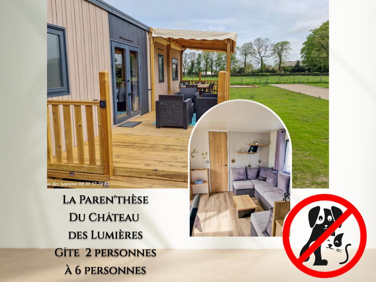 Chateau Des Lumieres Gite Et Gite Insolite Saint-Blimont Eksteriør bilde